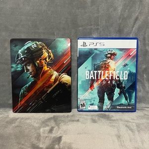 ❌SOLD❌ NWOT PS5 Battlefield 2042 with Steel Case!